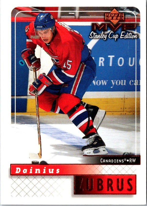 1999 Upper Deck MVP Stanley Cup Dainius Zubrus #92