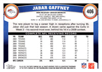 2011 Topps Jabar Gaffney #406