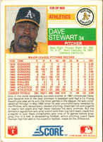 1988 Score Dave Stewart #458
