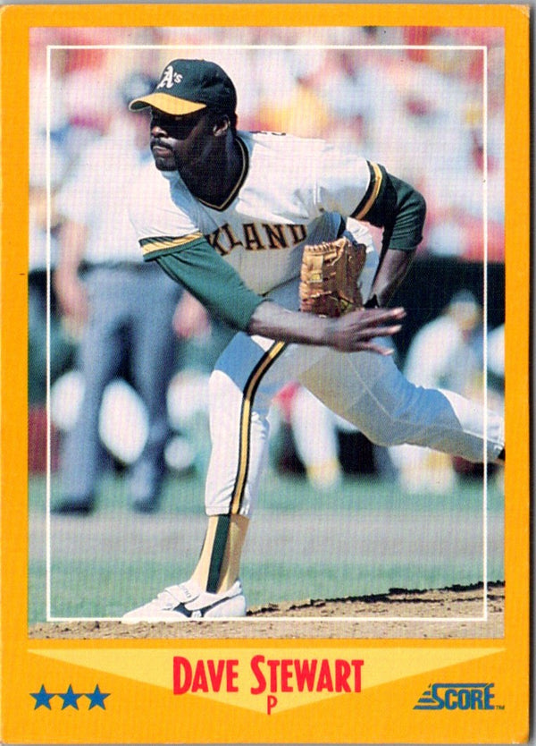 1988 Score Dave Stewart #458