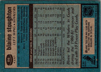 1981 O-Pee-Chee Blaine Stoughton #132