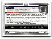 2020 Bowman Draft Chrome Jack Blomgren #BD-162
