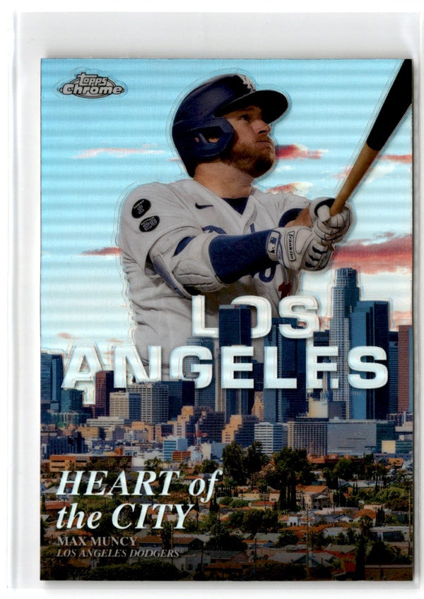 2022 Topps Chrome Heart of the City Max Muncy #HOC-12