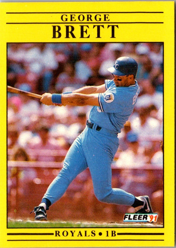 1991 Topps Stand-Ups George Brett #6