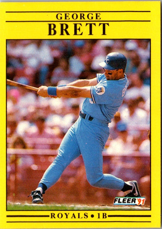 1991 Topps Stand-Ups George Brett #6