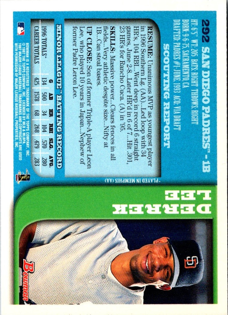 1997 Bowman Derrek Lee