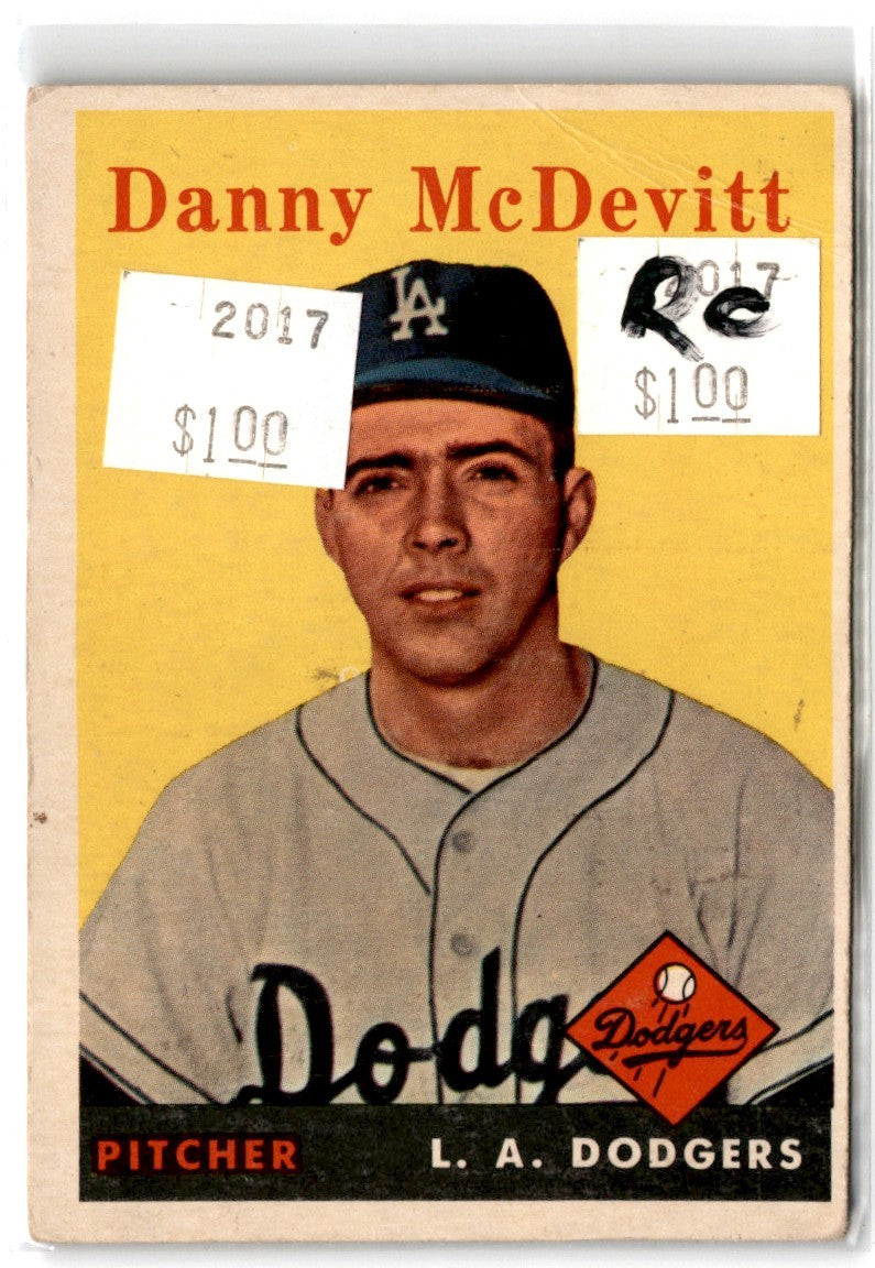 1958 Topps Danny McDevitt