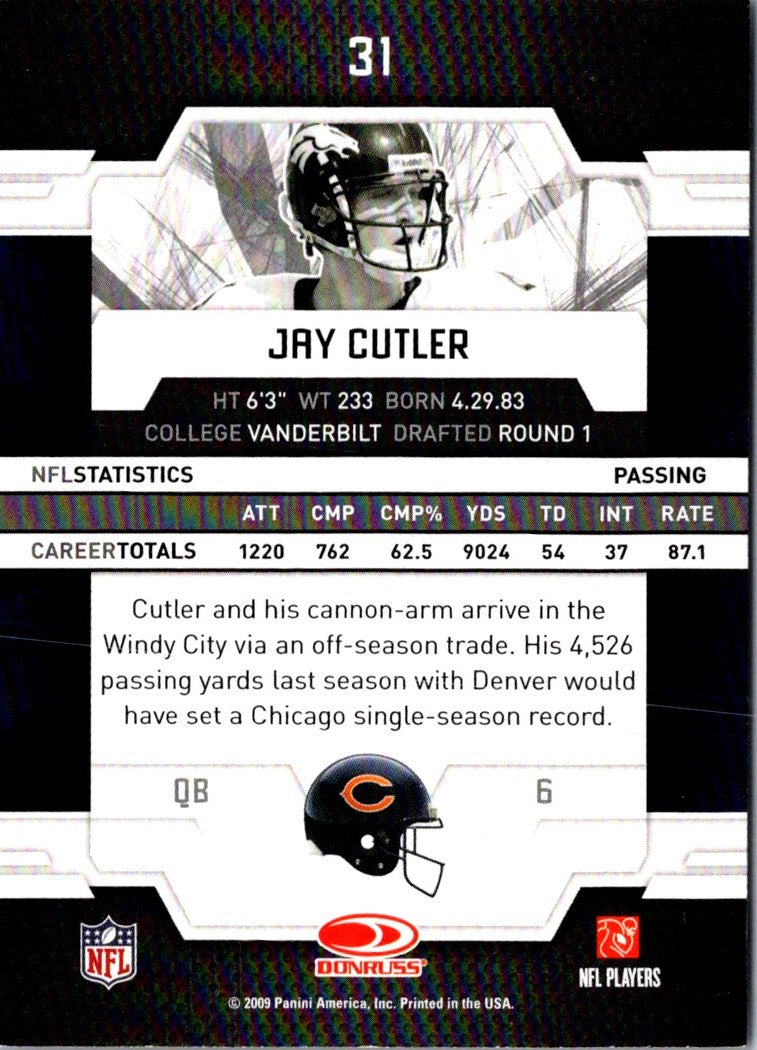 2009 Donruss Elite Jay Cutler