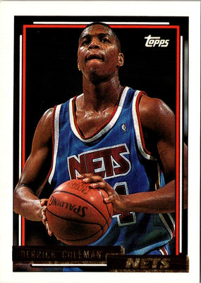 1992 Topps Gold Derrick Coleman #230