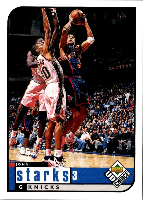 1998 UD Choice John Starks #97