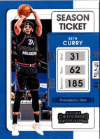 2021 Panini Contenders Ticket Seth Curry #57