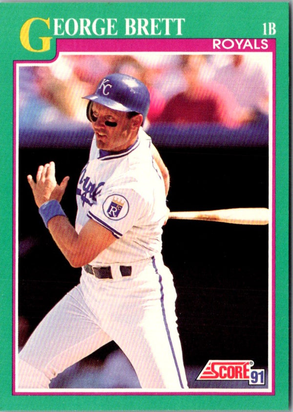 1991 Score George Brett #120