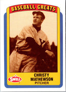 1990 Swell Baseball Greats Christy Mathewson