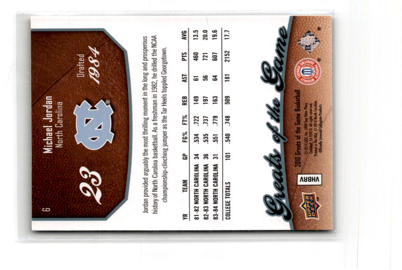 2010 Upper Deck Michael Jordan