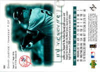 2001 UD Reserve David Justice #82