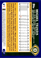 2003 Topps Home Team Advantage Miguel Tejada #77