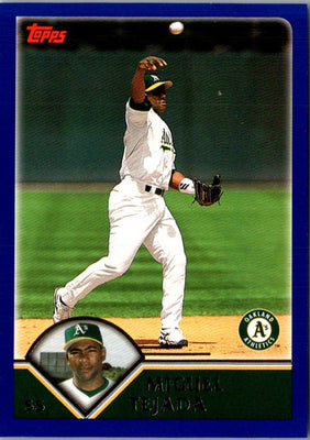 2003 Topps Home Team Advantage Miguel Tejada #77
