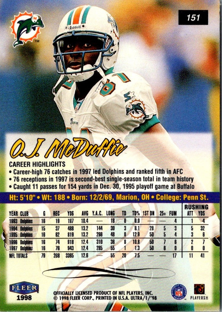 1998 Ultra O.J. McDuffie