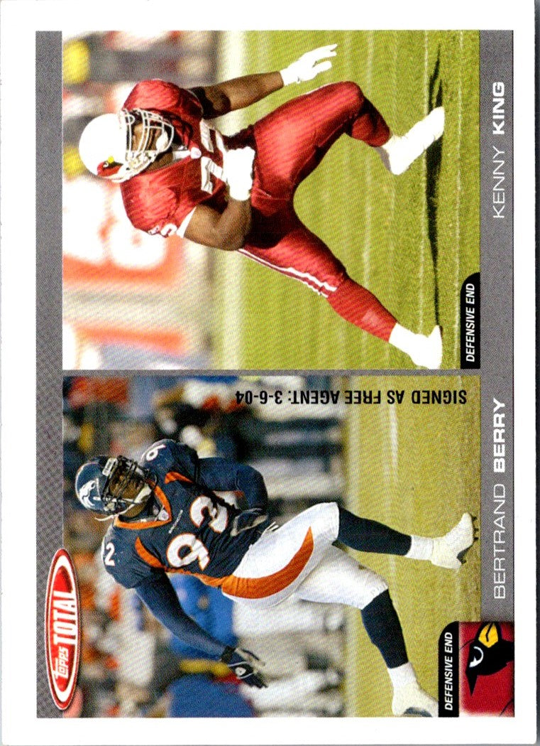 2004 Topps Total Bertrand Berry/Kenny King