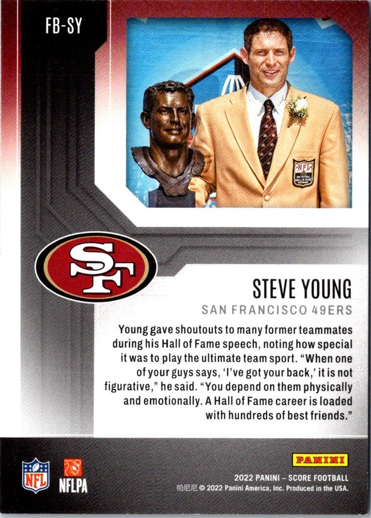 2022 Score First Ballot Steve Young