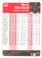 1985 Fleer Terry Whitfield #389