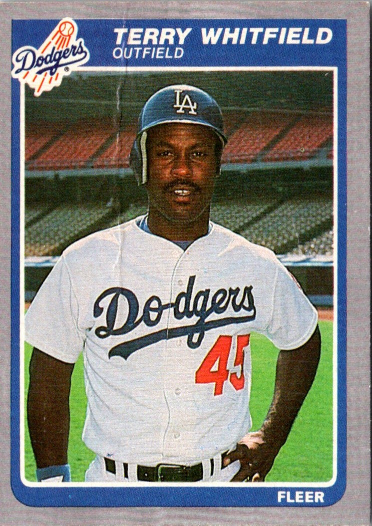 1985 Fleer Terry Whitfield