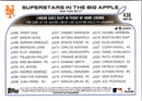 2022 Topps Superstars in the Big Apple