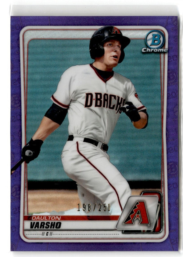 2020 Bowman Chrome Prospects Purple Daulton Varsho #BCP-181 198/250