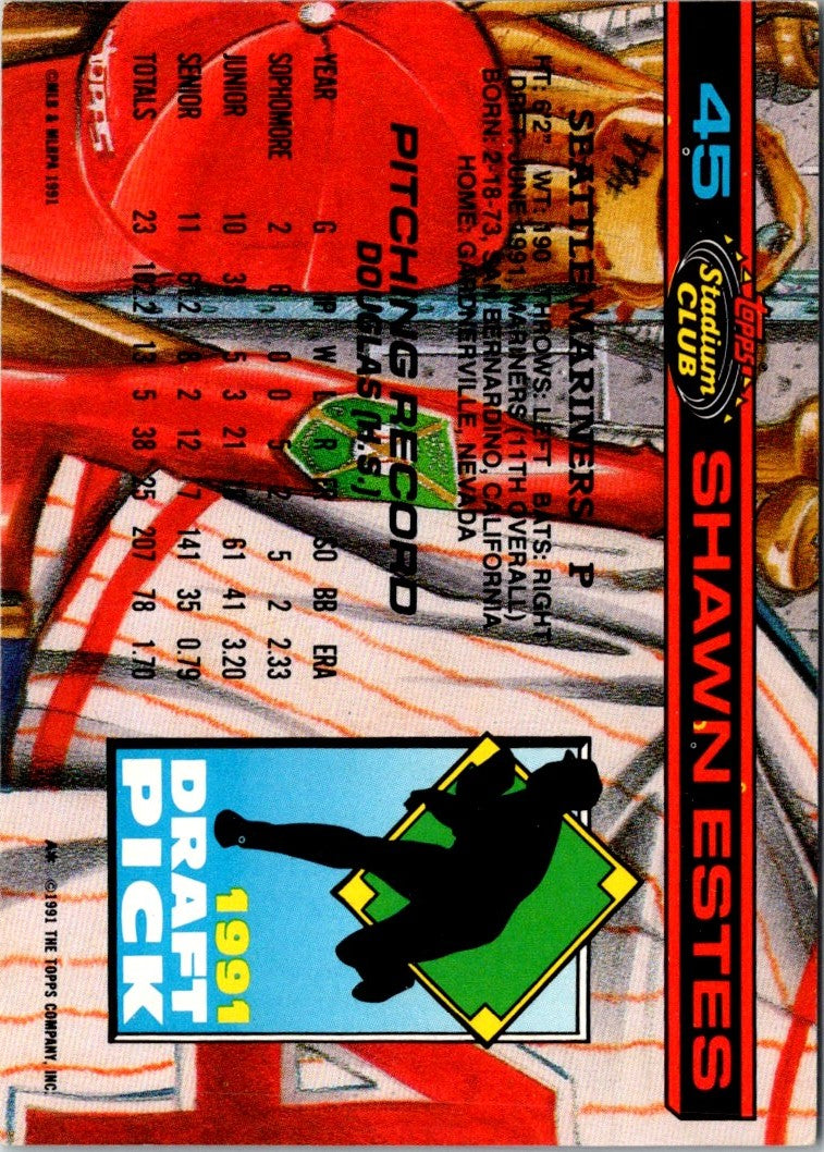 1992 Stadium Club Dome Shawn Estes