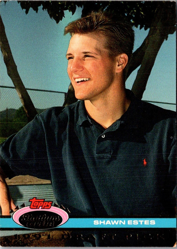 1992 Stadium Club Dome Shawn Estes #45 Rookie