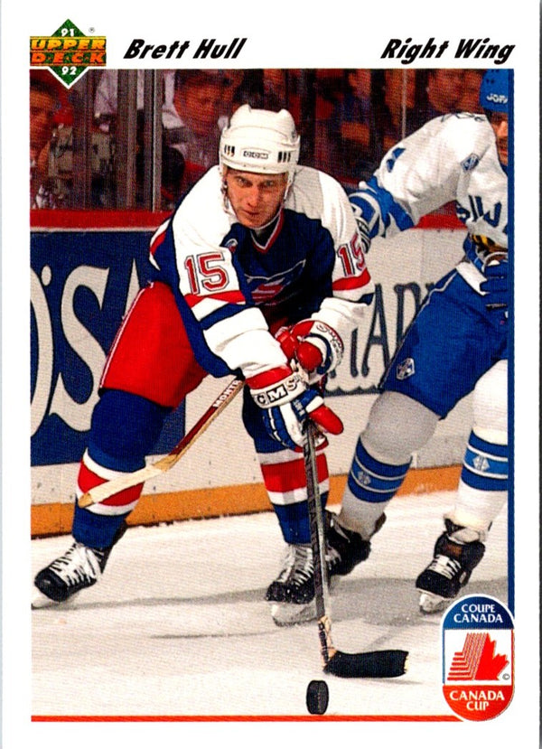 1991 Upper Deck French Brett Hull #33A