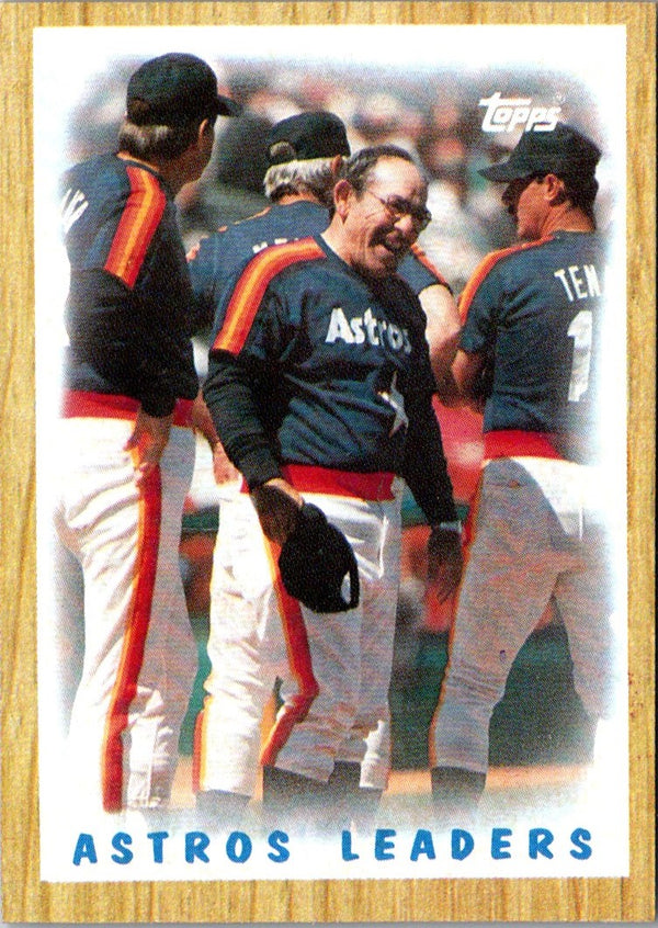1987 Topps Astros Leaders - Yogi Berra #531