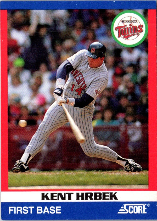 1991 Score 100 Superstars Kent Hrbek #78