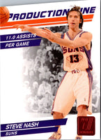2010 Donruss Production Line Die Cuts Ruby Steve Nash #41 17/25