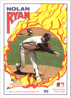 1991 Pacific Nolan Ryan Texas Express I Blazing Speed #90