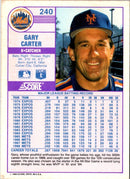 1989 Score Gary Carter