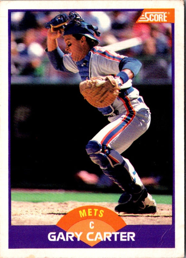 1989 Score Gary Carter #240