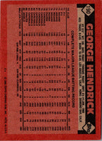 1986 Topps George Hendrick #190