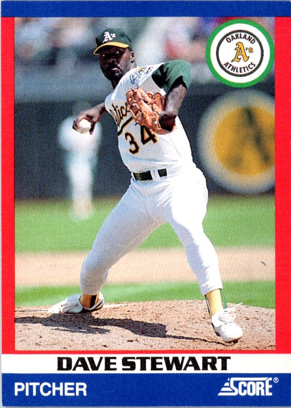 1991 Score 100 Superstars Dave Stewart #24