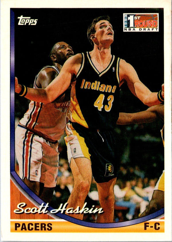 1993 Topps Scott Haskin #346 Rookie