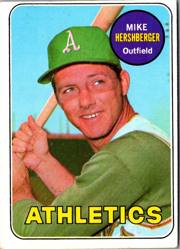 1969 Topps Mike Hershberger #655 EX