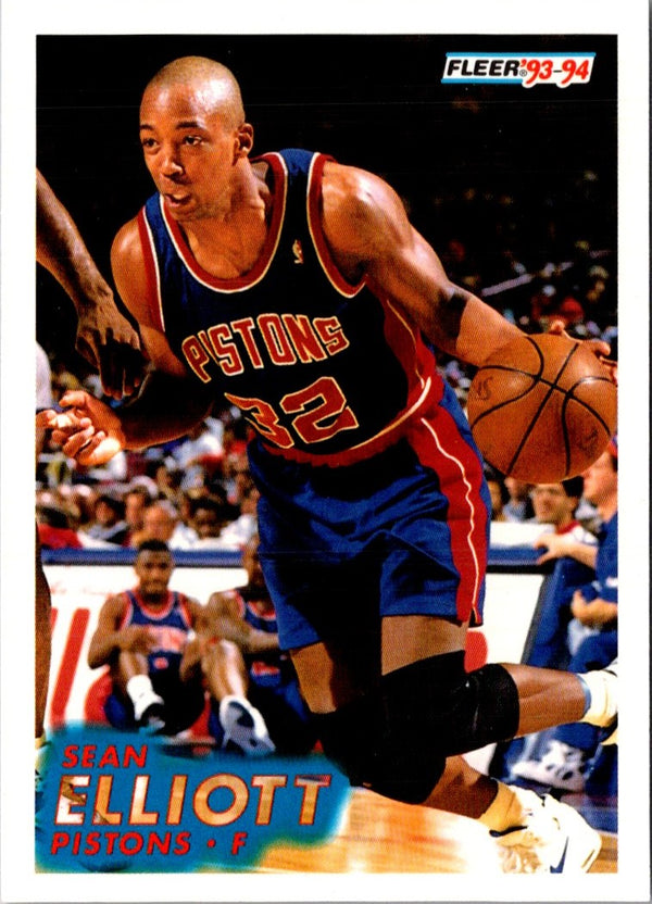 1993 Fleer Sean Elliott #281