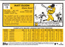 2021 Topps Archives Signature Series Active Player Edition Matt Olson Matt Olson