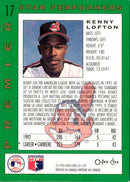 1993 O-Pee-Chee Premier Star Performers Kenny Lofton