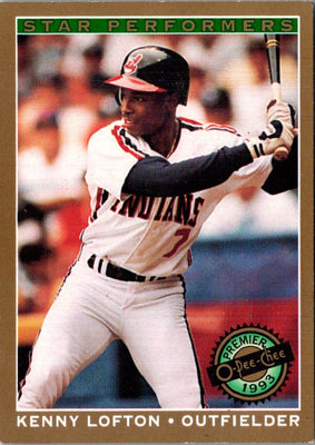 1993 O-Pee-Chee Premier Star Performers Kenny Lofton #17