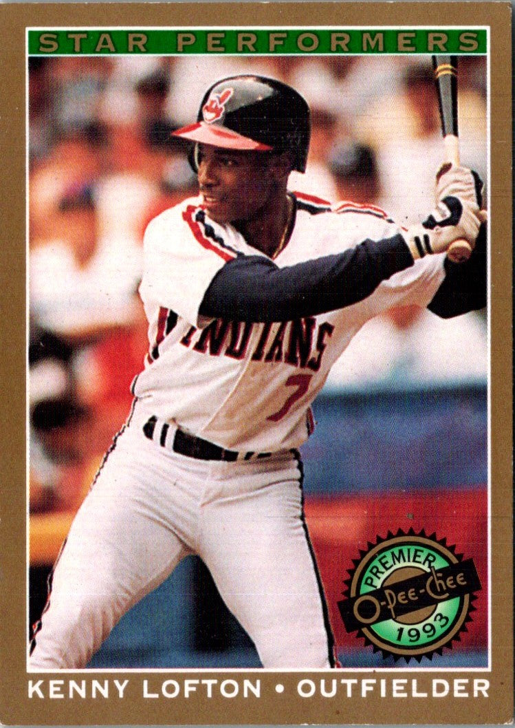 1993 O-Pee-Chee Premier Star Performers Kenny Lofton