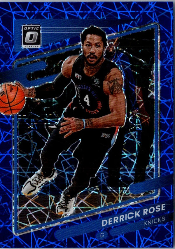 2021 Donruss Optic Blue Derrick Rose #127