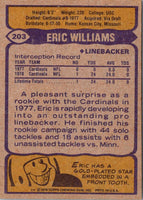 1979 Topps Eric Williams #203 Rookie