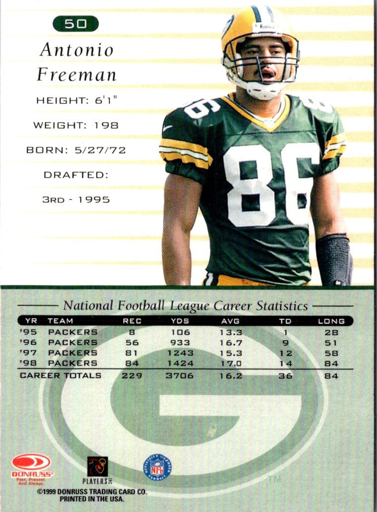 1999 Donruss Antonio Freeman