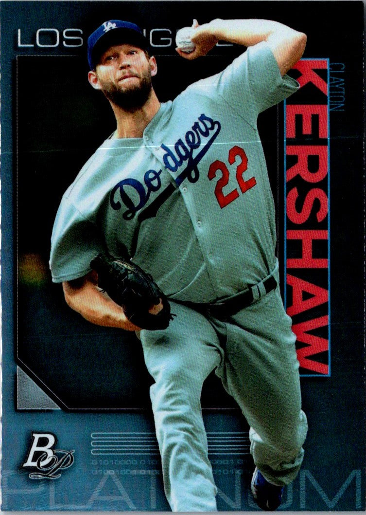 2018 Bowman Clayton Kershaw